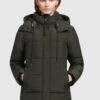 Khujo EuniceCappotto InvernaleDunkeloliv Donna Cappotti KH121U168-N11