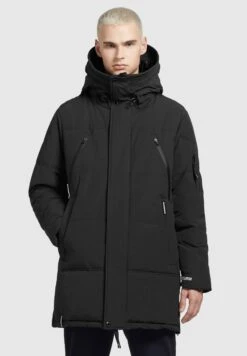 Khujo CloydCappotto InvernaleSchwarz Uomo Cappotti KH122T0DN-Q11