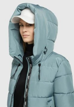 Khujo Jilias4Cappotto InvernaleBlaugrau Hell Donna Cappotti KH121U1D4-K11 -Vendite Khujo 402419d3d11649f3a9804e8c984995a1