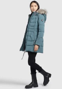 Khujo Amaray2Cappotto InvernaleBlaugrau Donna Cappotti KH121U129-K11 -Vendite Khujo 41f6937d51c14ac48bac21931c86b61a