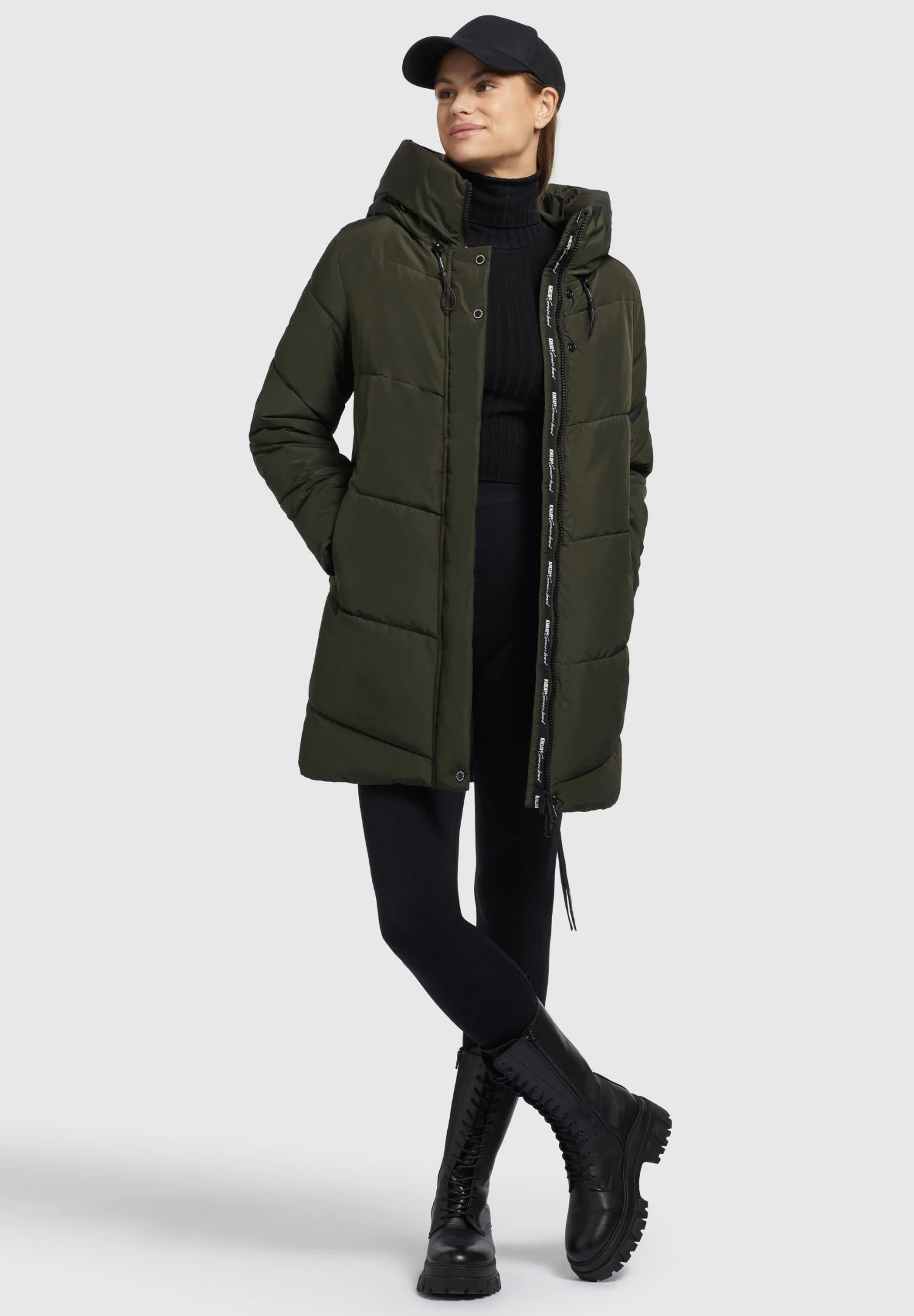 Khujo Jordis4Cappotto InvernaleDunkelgrün Donna Cappotti KH121U1DK-M11 2 Khujo Jordis4Cappotto InvernaleDunkelgrün Donna Cappotti KH121U1DK-M11 - immagine 2