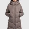Khujo LimettaCappotto InvernaleTaupe Donna Cappotti KH121U14W-B11