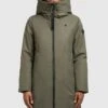 Khujo LisadCappotto InvernaleKhaki Grün Donna Cappotti KH121U16E-N11