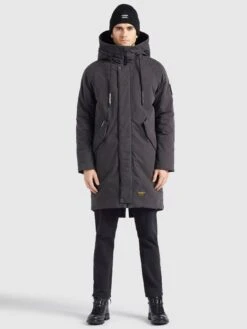 Khujo HaakCappotto InvernaleDunkelgrau Uomo Cappotti KH122T0CR-C11 -Vendite Khujo 44f518f6f1394692a2f095d74115cb7e