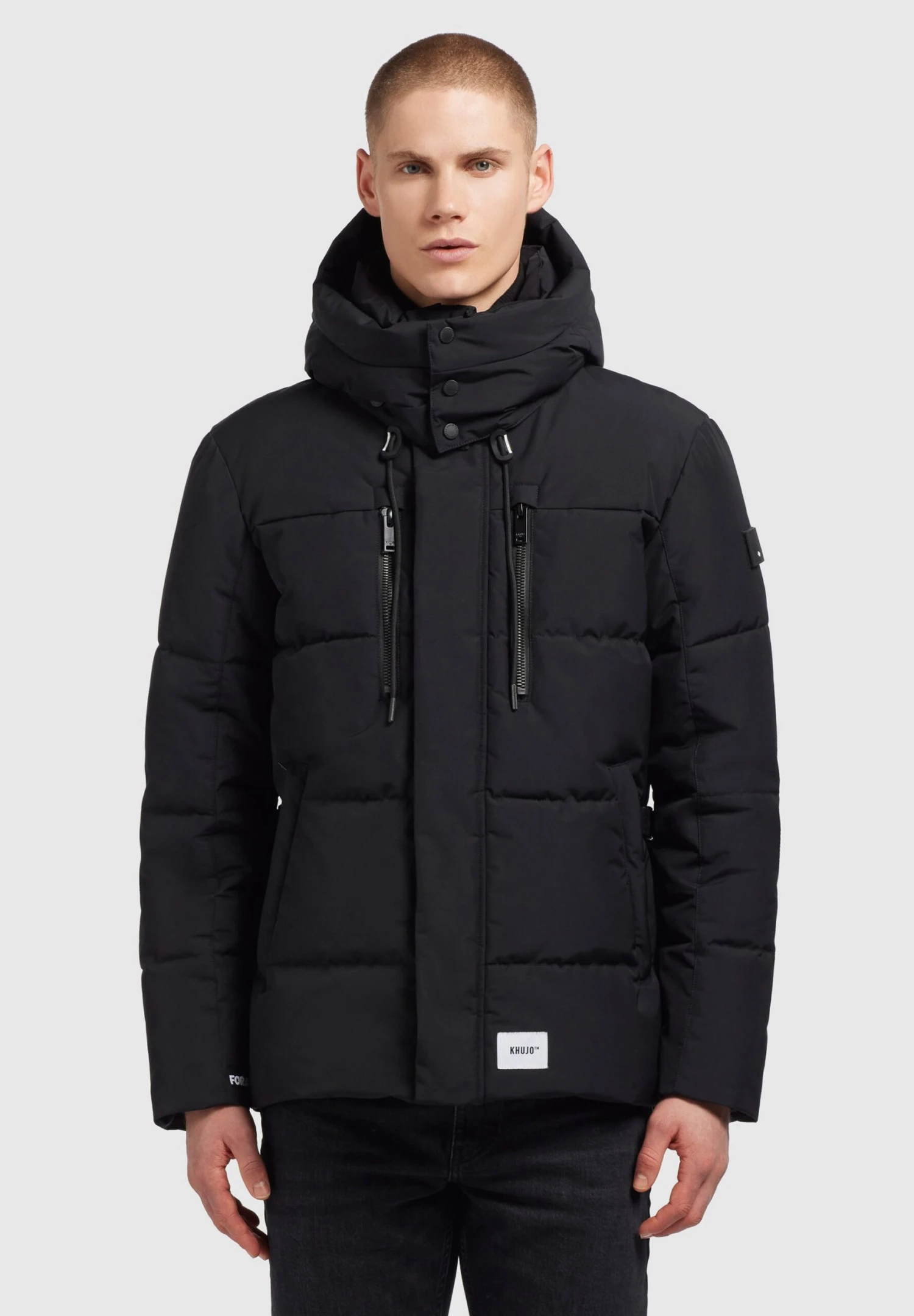 Khujo KircGiacca InvernaleSchwarz Uomo Giacche KH122T0FW-Q11