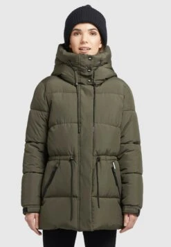 Khujo LevianiGiacca InvernaleOlivgrün Donna Giacche E Blazer KH121G0DQ-N11