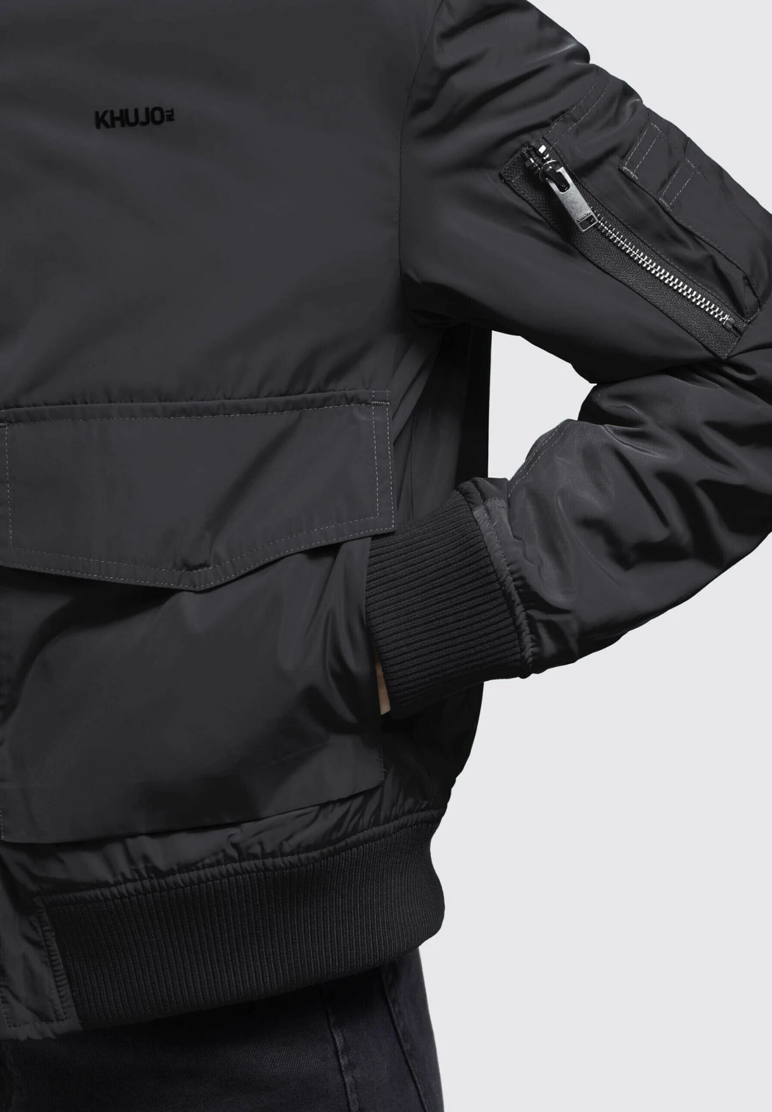 Khujo Nova - Giubbotto Bomber - Schwarz 4 Khujo Nova - Giubbotto Bomber - Schwarz - immagine 4