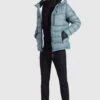 Khujo Wang - Giacca Invernale - Graublau Polyester