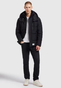 Khujo KircGiacca InvernaleSchwarz Uomo Giacche KH122T0FW-Q11 -Vendite Khujo 46e68ccff78a4cc6b9e61d44c6ea5c28