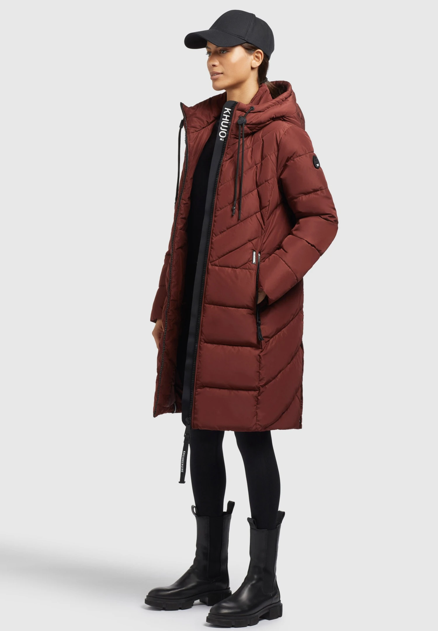 Khujo MuggCappotto InvernaleBraunrot Donna Cappotti KH121U19M-O11 2 Khujo MuggCappotto InvernaleBraunrot Donna Cappotti KH121U19M-O11 - immagine 2