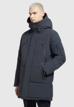 Khujo CloydCappotto InvernaleGraublau Uomo Cappotti KH122T0DN-K11 -Vendite Khujo 4b0411dfcfd345708f68cea7af3eaebd