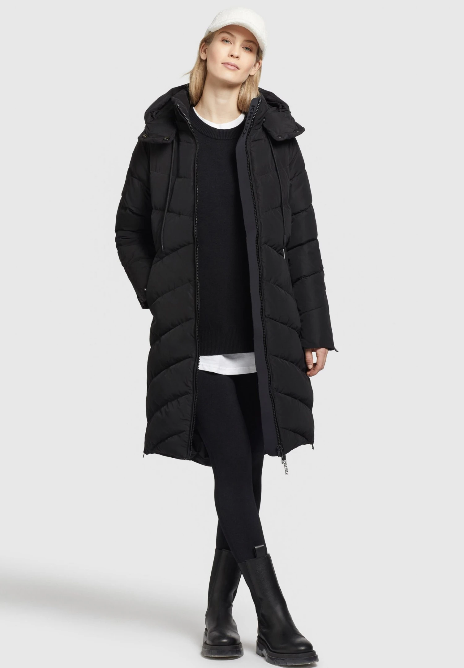 Khujo HubaCappotto InvernaleSchwarz Donna Cappotti KH121U15R-Q11 2 Khujo HubaCappotto InvernaleSchwarz Donna Cappotti KH121U15R-Q11 - immagine 2