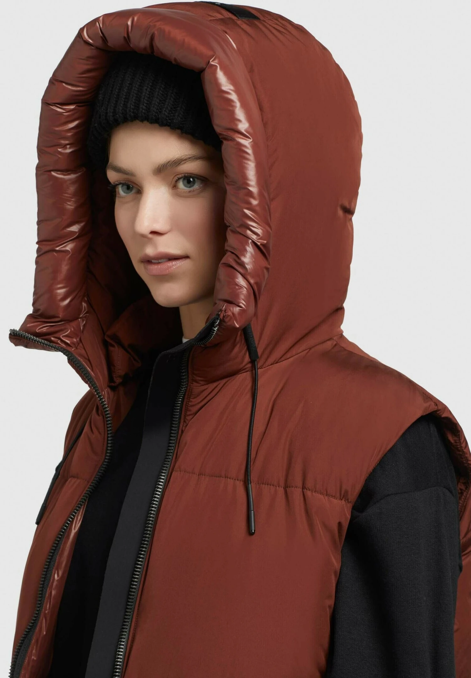 Khujo AlvaSmanicatoRotbraun Donna Giacche E Blazer KH121U1CM-O11 4 Khujo AlvaSmanicatoRotbraun Donna Giacche E Blazer KH121U1CM-O11 - immagine 4