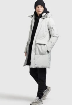 Khujo ChesterCappotto InvernaleHellgrau Uomo Cappotti KH122T0DG-C11 -Vendite Khujo 4dbda8b5125840a4ba8ecaa53147a8d5