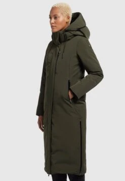 Khujo LofiCappotto InvernaleDunkelgrün Donna Cappotti KH121U1CX-M11 -Vendite Khujo 502b6424b7304feba38085c386cea7eb
