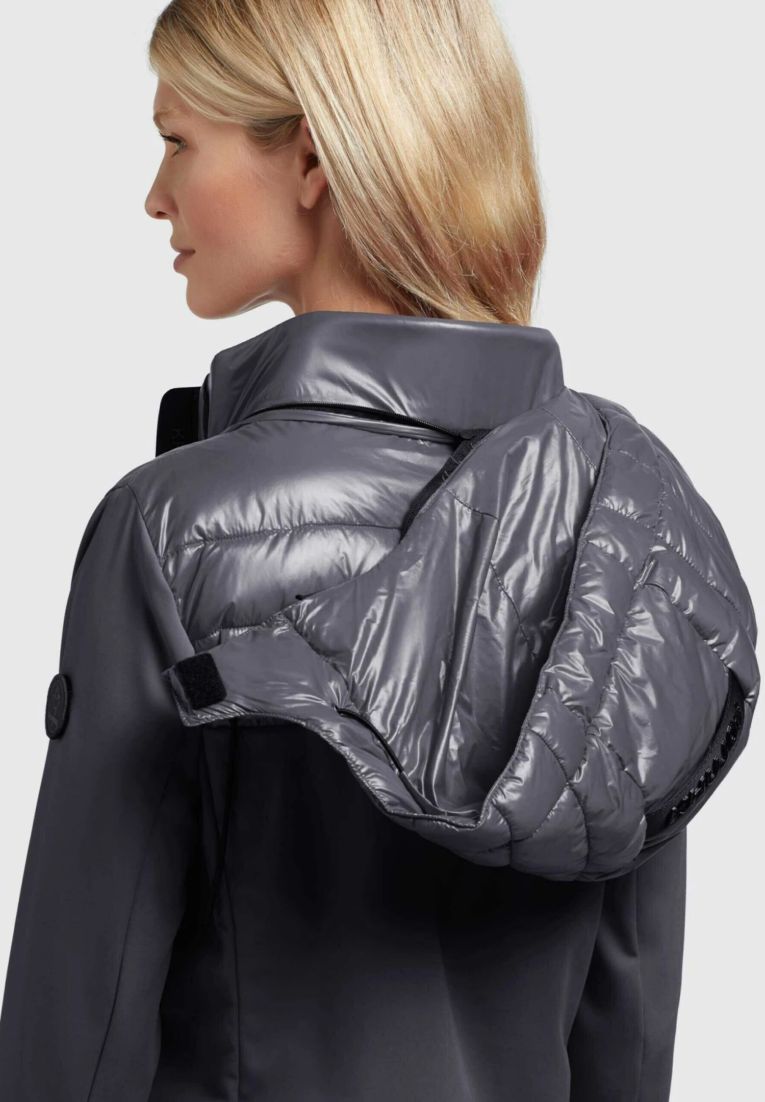 Khujo Ghita Shiny - Giacca Da Mezza Stagione - Grau 6 Khujo Ghita Shiny - Giacca Da Mezza Stagione - Grau - immagine 6