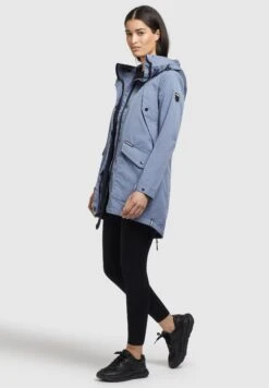 Khujo Aira2 - Parka - Blau -Vendite Khujo 5304b165907148e983caa6aefdcd1964
