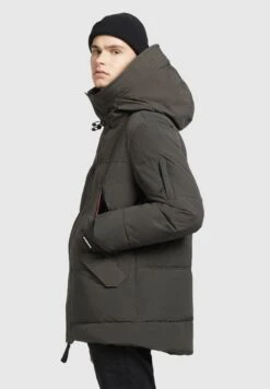 Khujo FankGiacca InvernaleDunkel Olivgrau Uomo Giacche KH122T0E7-N11 -Vendite Khujo 53ac406b8ec9478f9b5236ba6ac94825
