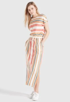 Khujo DoreenVestito LungoMehrfarbig Gestreift Donna Vestiti KH121C0DM-A12 -Vendite Khujo 53d27abb021a4d18841d9cdd443c7b77