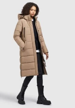 Khujo DaniCappotto InvernaleBeige Donna Cappotti KH121U1AU-B11 -Vendite Khujo 53ee0f941b1949238b837791823070ea