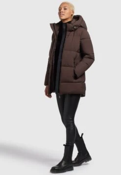 Khujo Soraya MattCappotto InvernaleDunkelbraun Donna Cappotti KH121U1BN-O11 -Vendite Khujo 55d6799e930e48ed9f3b5bb7dd1d4c54
