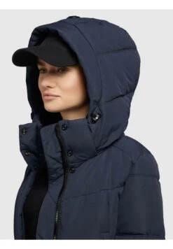 Khujo Limetta2Cappotto InvernaleDunkelblau Donna Cappotti KH121U1A8-K11 -Vendite Khujo 566ce5da4f324048aebde42130849f11