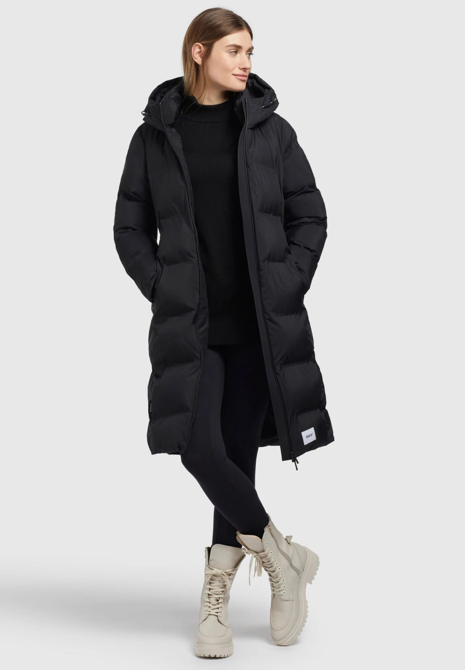 Khujo FinnieCappotto InvernaleSchwarz Donna Cappotti KH121U1CP-Q11 2 Khujo FinnieCappotto InvernaleSchwarz Donna Cappotti KH121U1CP-Q11 - immagine 2