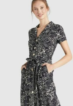 Khujo GoyaAbito A CamiciaSchwarz Weiß Gemustert Donna Vestiti KH121C0CX-Q11 -Vendite Khujo 625124ca6fcf4efb851cc4fb92aee31d