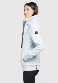 Khujo Tosta - Felpa Con Zip - Hellblau -Vendite Khujo 62c41228591e4c62972d600cff5a3eb0