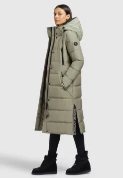 Khujo DaniCappotto InvernaleBlassgrün Donna Cappotti KH121U1AU-M11 -Vendite Khujo 64336a4a5ba94a91bec70f86c2d185f7