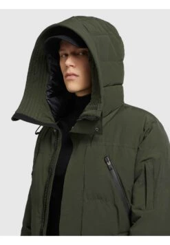 Khujo CloydCappotto InvernaleKhaki Grün Uomo Cappotti KH122T0FU-N11 -Vendite Khujo 64550c8cd7014060bdf46bec4a63bda5