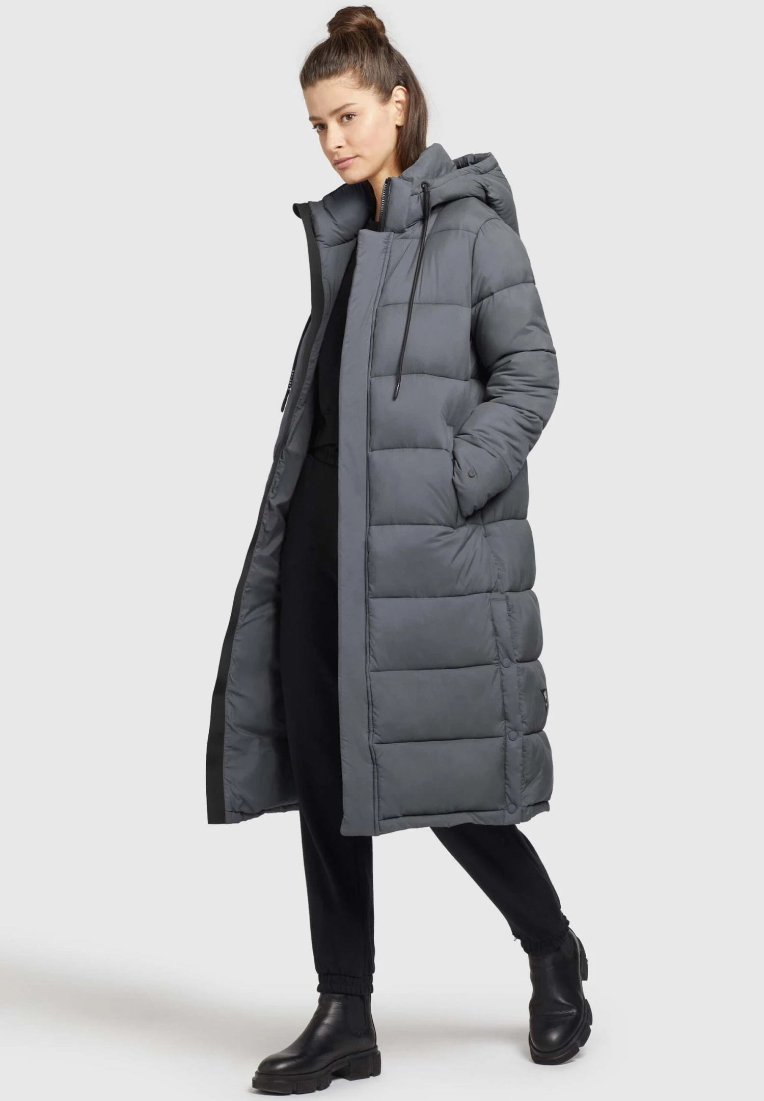 Khujo Julina MattCappotto InvernaleAnthrazit Donna Cappotti KH121U14M-Q11 6 Khujo Julina MattCappotto InvernaleAnthrazit Donna Cappotti KH121U14M-Q11 - immagine 6