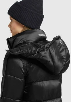 Khujo Word SatinCappotto InvernaleSchwarz Donna Cappotti KH121U157-Q11 -Vendite Khujo 659540663d094263bf5f0b2a40337f0d