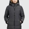 Khujo Amaray4Cappotto InvernaleDunkelgrau Donna Cappotti KH121U1C3-C11