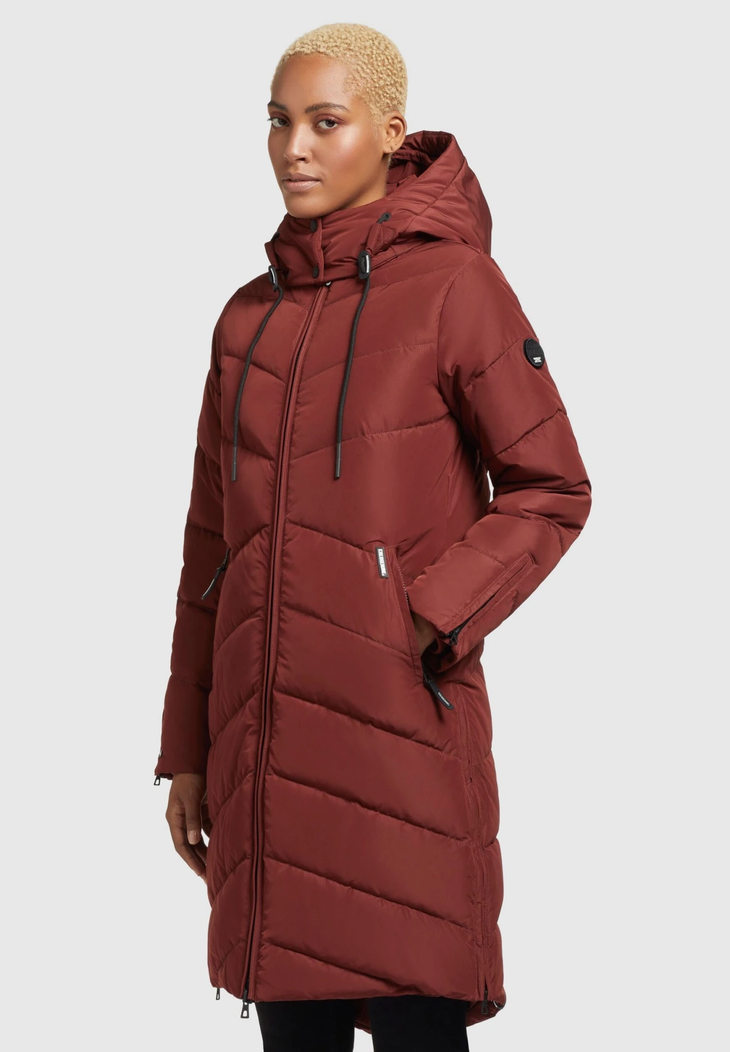 Khujo HubaCappotto InvernaleRostrot Donna Cappotti KH121U15R-G11 6 Khujo HubaCappotto InvernaleRostrot Donna Cappotti KH121U15R-G11 - immagine 6