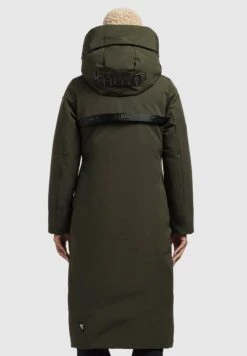 Khujo LofiCappotto InvernaleDunkelgrün Donna Cappotti KH121U1CX-M11 -Vendite Khujo 6f679bf55e1b4766b32a562826ae40bd