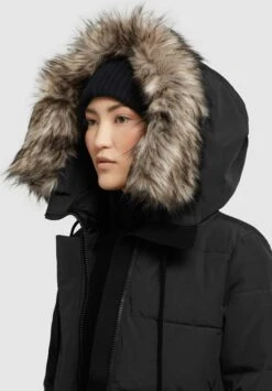 Khujo LollCappotto InvernaleSchwarz Donna Cappotti KH121U163-Q11 -Vendite Khujo 6f804a2f6b6f4559bab4792f547c1542