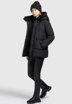 Khujo AdmiraCappotto InvernaleSchwarz Donna Cappotti KH121U1CQ-Q11 -Vendite Khujo 709e1c7c35c04714880f897f66f3d7ae