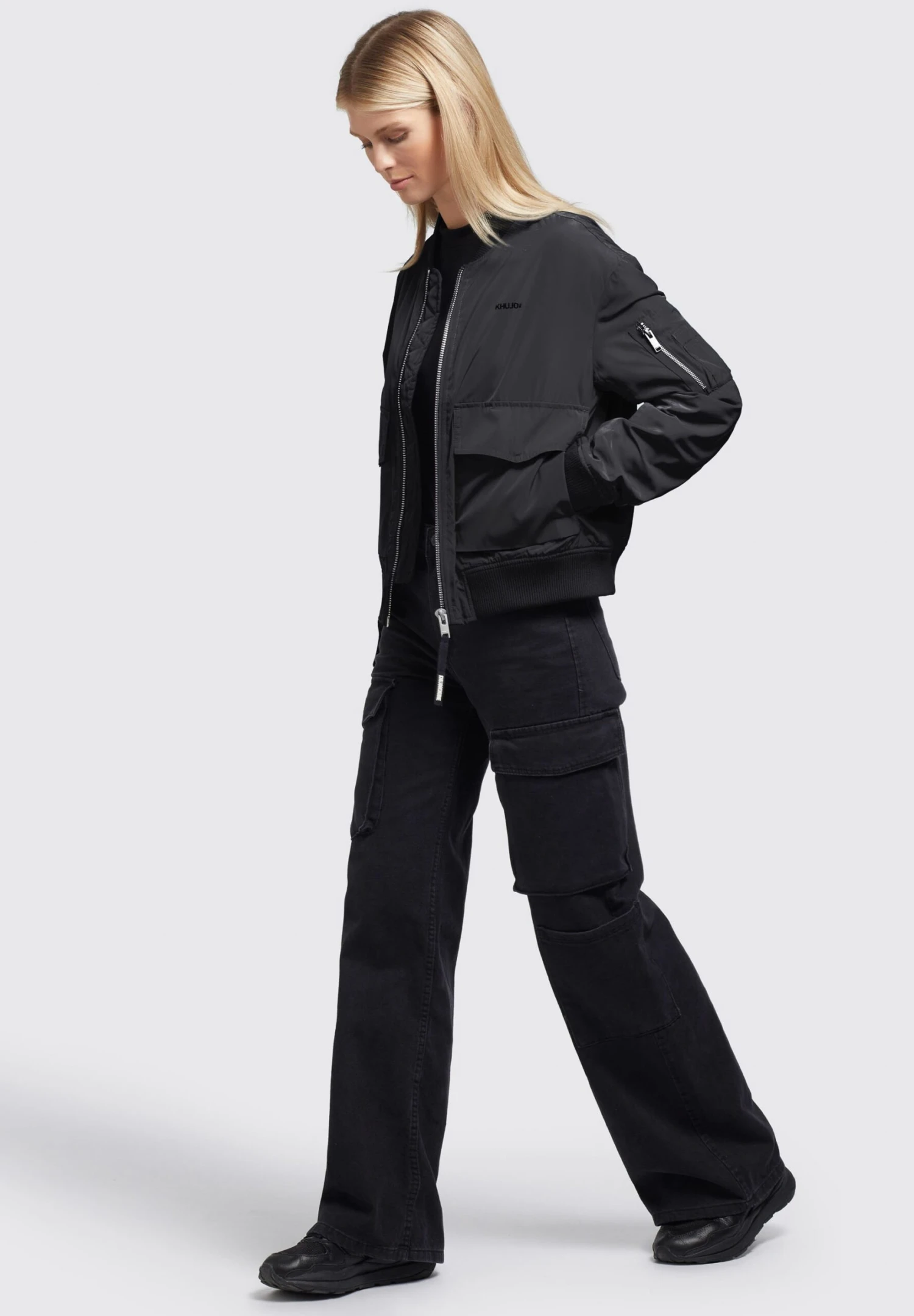 Khujo Nova - Giubbotto Bomber - Schwarz 2 Khujo Nova - Giubbotto Bomber - Schwarz - immagine 2