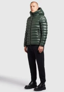 Khujo Tidom ShinyGiacca InvernaleDunkelgrün Uomo Giacche KH122T0G7-M11 -Vendite Khujo 73ef1c891b76460996f9af9d06f9671b