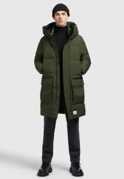 Khujo WinerCappotto InvernaleOliv Uomo Cappotti KH122T0FT-N11 -Vendite Khujo 764d2d364258410fb05775d17c8f7e19