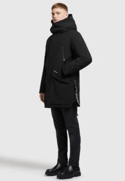 Khujo CarlCappotto InvernaleSchwarz Meliert Uomo Cappotti KH122T0DH-Q11 -Vendite Khujo 7886eaeb2ed143e0a6d2a053db34a17a