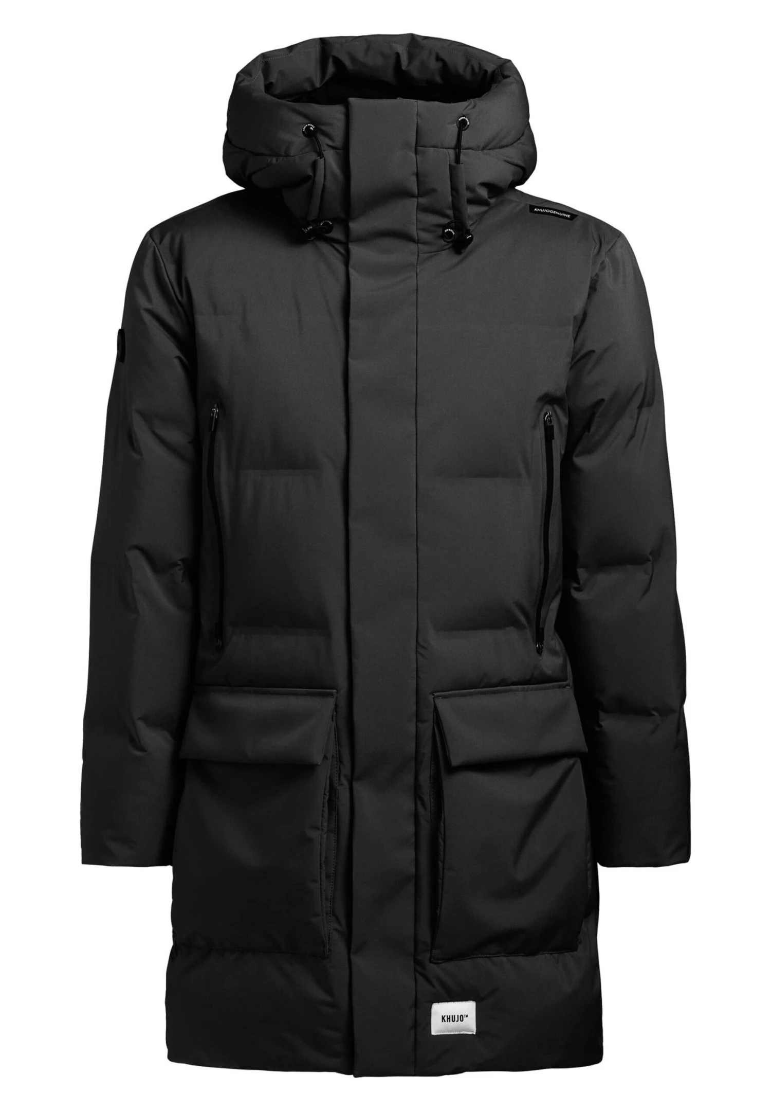 Khujo SlowCappotto InvernaleSchwarz Uomo Cappotti KH122T0DP-Q11 8 Khujo SlowCappotto InvernaleSchwarz Uomo Cappotti KH122T0DP-Q11 - immagine 8