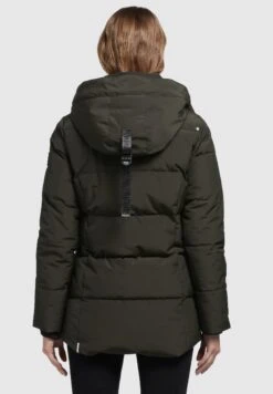Khujo EuniceCappotto InvernaleDunkeloliv Donna Cappotti KH121U168-N11 -Vendite Khujo 7de9f0ecee394eeeac24a6f20b626f02