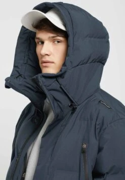 Khujo ClideCappotto InvernaleDunkelblau Uomo Cappotti KH122T0FC-K11 -Vendite Khujo 7eb077185b9d4f73a56e6384a95f3cdc