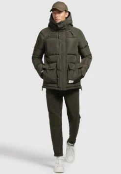 Khujo JediGiacca InvernaleOlivgrün Uomo Giacche KH122T0DX-N11 -Vendite Khujo 7fdd8cc3dc4042f1a68f8951dae35615