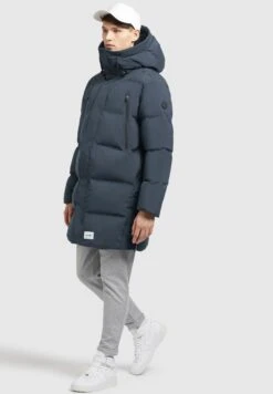 Khujo ClideCappotto InvernaleDunkelblau Uomo Cappotti KH122T0FC-K11 -Vendite Khujo 8081e515a0064771b7c9956d1747f889