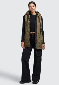 Khujo MalinSmanicatoOlivgrün Donna Giacche E Blazer KH121U19E-N11 -Vendite Khujo 8338e291a63844b89cb7e6207a953461