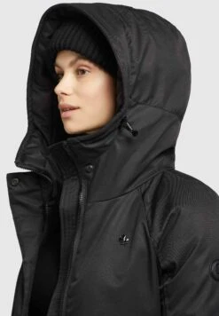 Khujo SemieCappotto InvernaleSchwarz Donna Cappotti KH121U1D6-Q11 -Vendite Khujo 833cc1379251448096c416d83dc50303