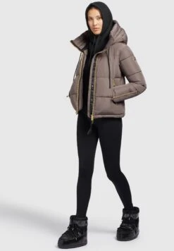 Khujo NeliGiacca InvernaleTaupe Donna Giacche E Blazer KH121U1DA-C11 -Vendite Khujo 84294e761c38435d9ad54ff9a76b1160